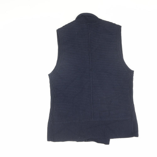 Betty Barclay Women's Blue Vest Knit Jumper Size 10
