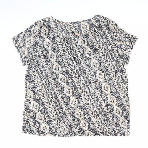 Ruby Rd. Women's Multicoloured Geometric Blouse