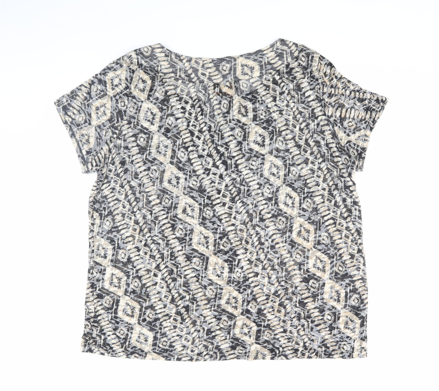 Ruby Rd. Women's Multicoloured Geometric Blouse