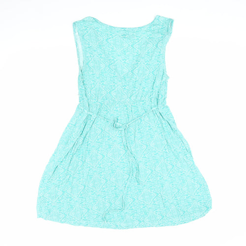 Saltrock Women's Green Paisley V-Neck Dress Size 12