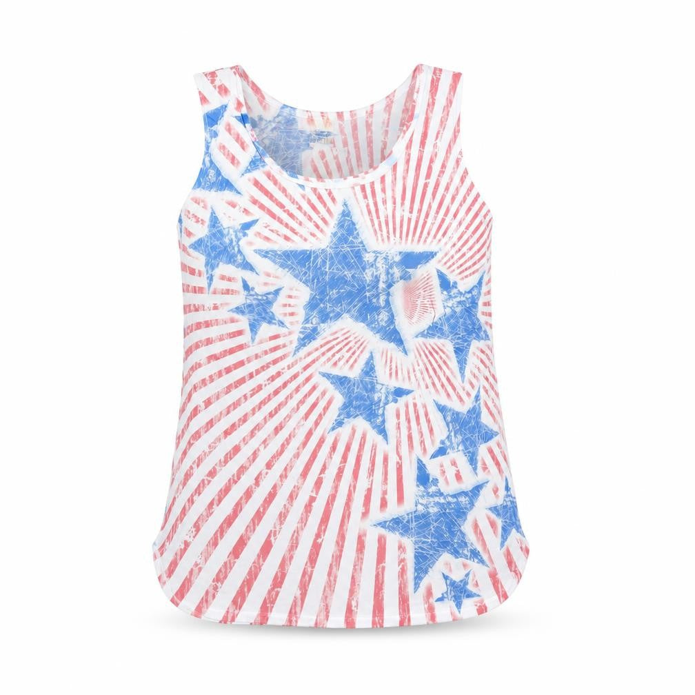Front view of Barcode Clothing Women's Multicoloured Tank -, size S