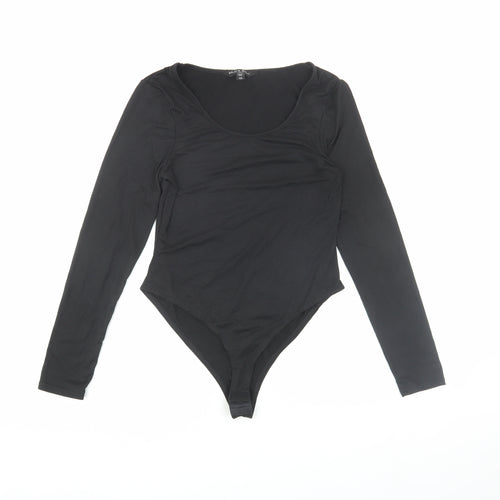 Brave Soul Women's Black Bodysuit in XS Slim Fit