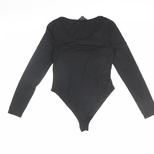Brave Soul Women's Black Bodysuit in XS Slim Fit