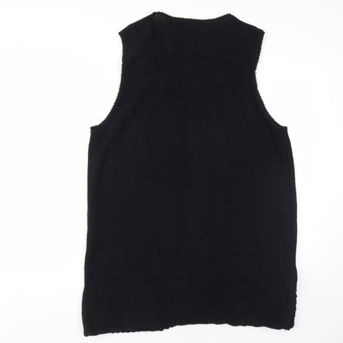 Monsoon Women's Black XL Knit Vest