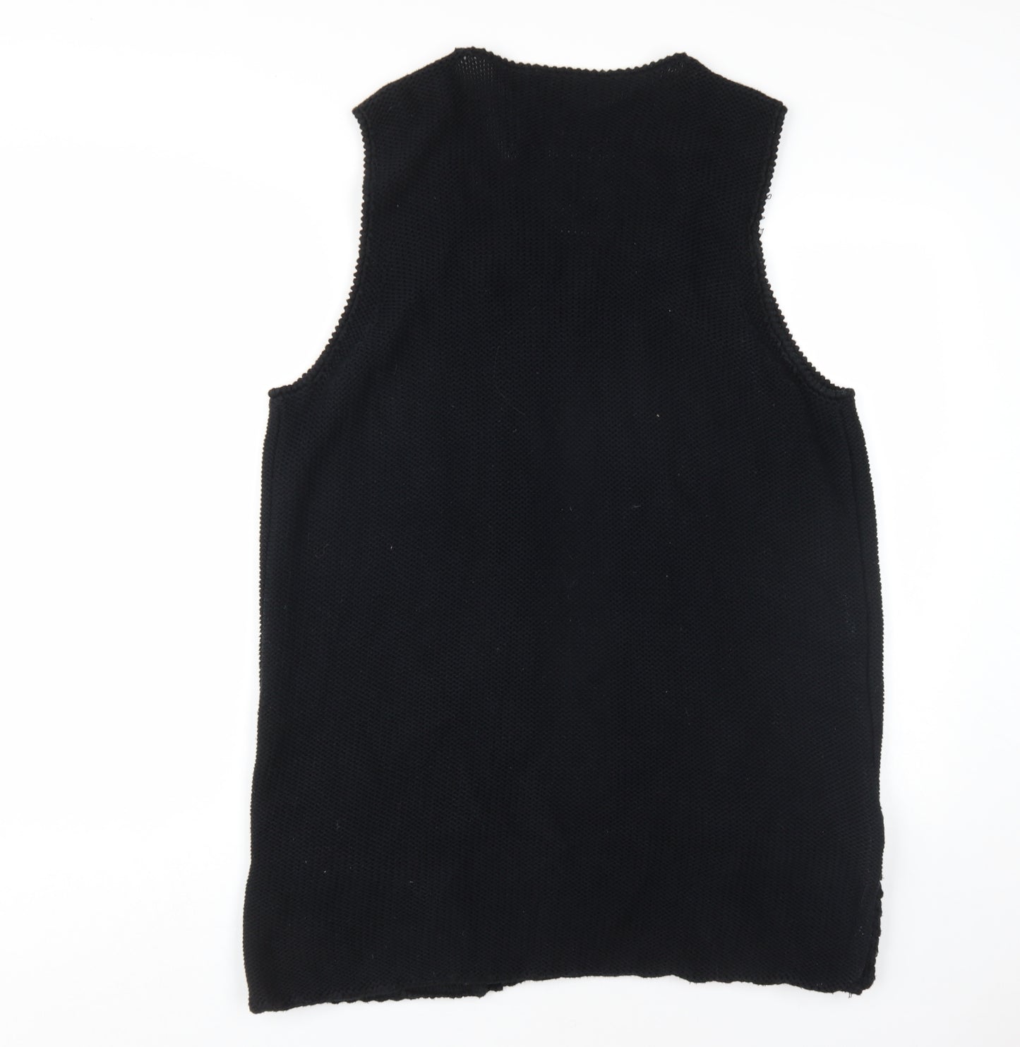 Monsoon Women's Black XL Knit Vest