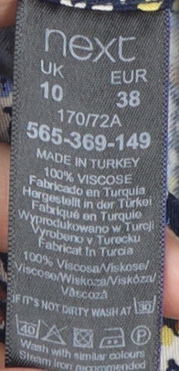 Next Women's Multicoloured Floral Pencil Skirt Size 10