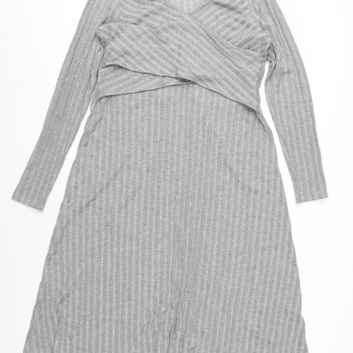 Marks and Spencer Women's Grey A-Line Dress Size 14
