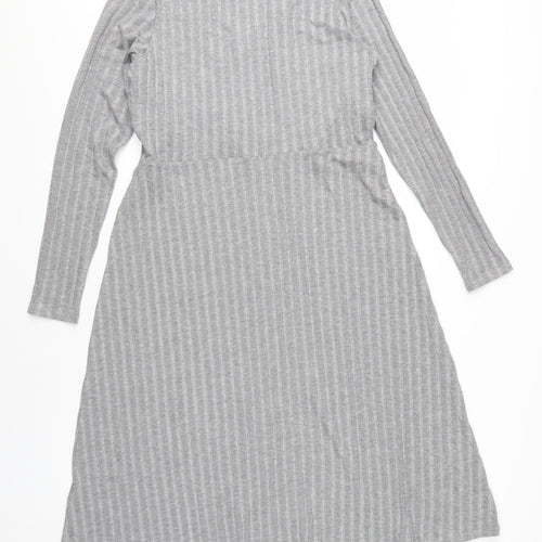 Marks and Spencer Women's Grey A-Line Dress Size 14