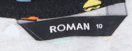 Roman Women's Multicoloured A-Line Dress Size 10