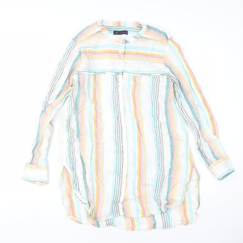 Marks and Spencer Women’s Multicoloured Linen Shirt