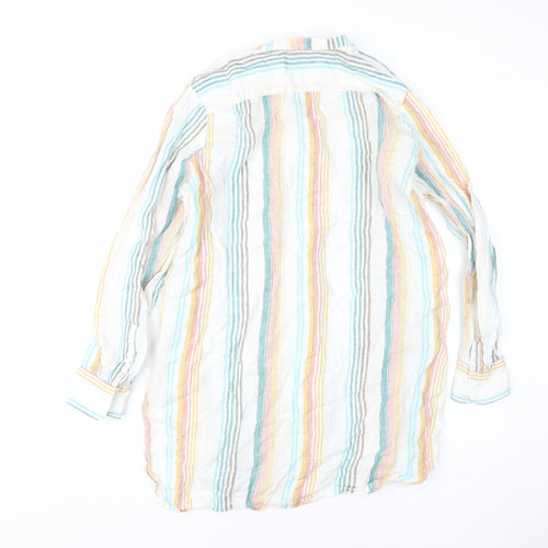 Marks and Spencer Women’s Multicoloured Linen Shirt