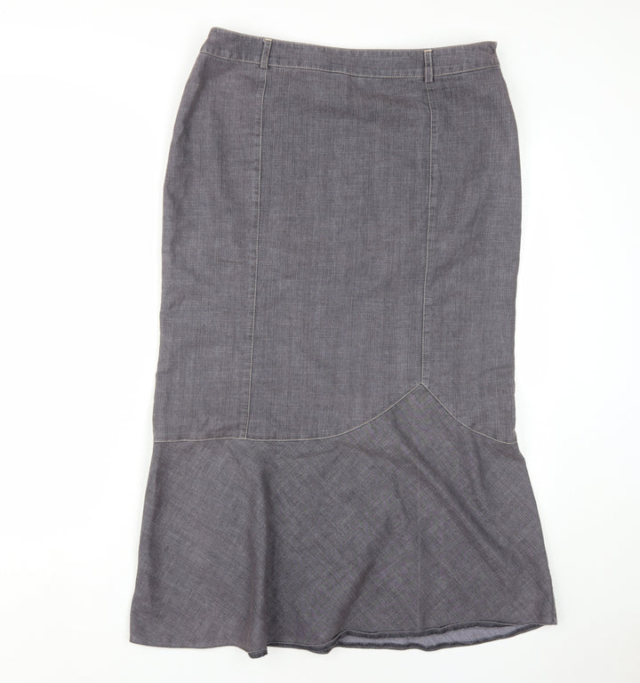 Principles Women's Grey Midi Pencil Skirt Size 14