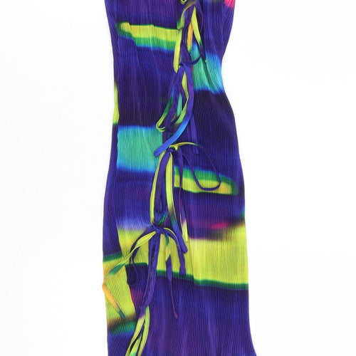 PrettyLittleThing Women's Multicoloured Bodycon Dress Size 12