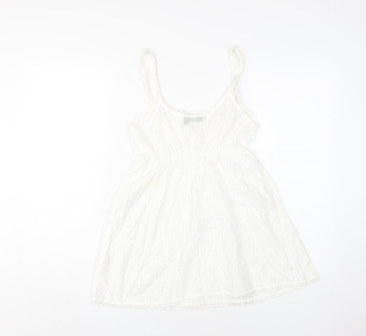 Topshop Women's White Slip Dress, Size 12, Summer Casual