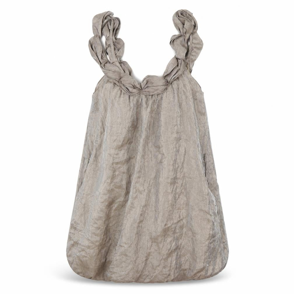 Front view of Mina UK Women's Brown Slip Dress One Size