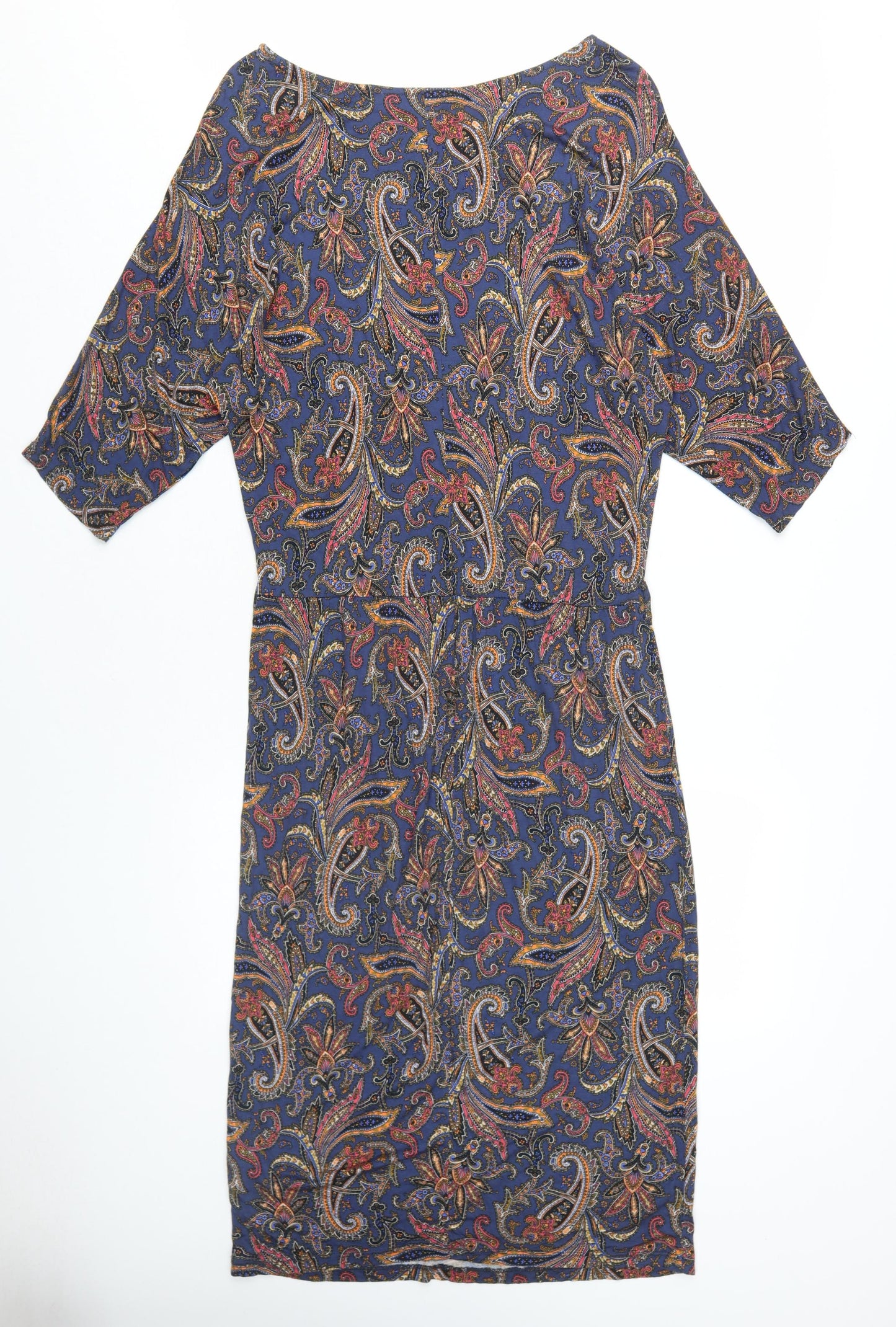 Warehouse Women's Multicoloured Paisley Dress 14