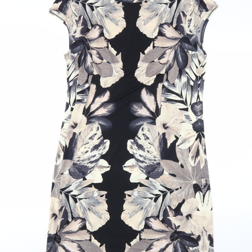 Wallis Women's L Multicoloured Floral Sheath Dress