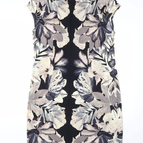 Wallis Women's L Multicoloured Floral Sheath Dress