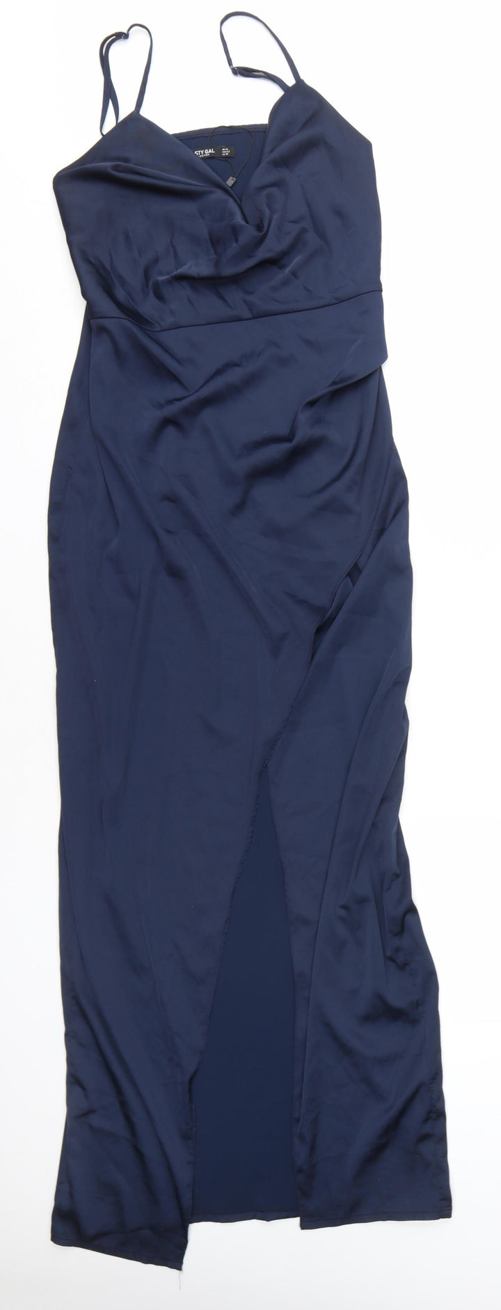 Nasty Gal Women's Blue Slip Dress UK 14 Party Wear