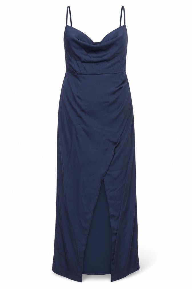 Nasty Gal Women's Blue Slip Dress UK 14 Party Wear