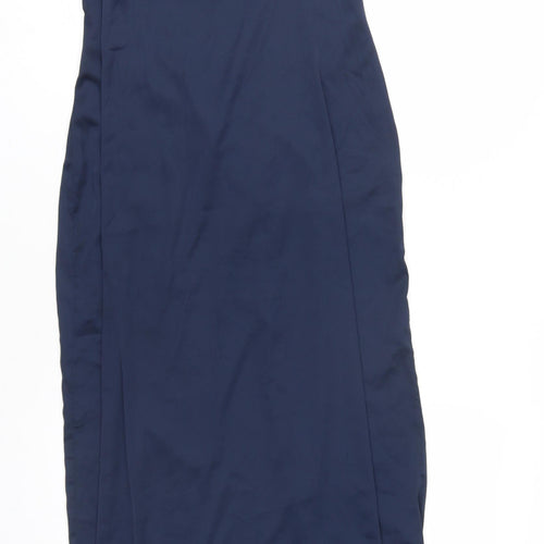 Nasty Gal Women's Blue Slip Dress UK 14 Party Wear