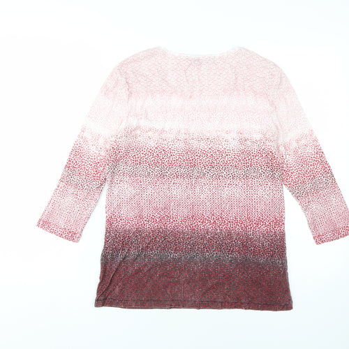 Olsen Women's Multicoloured Size 16 Jersey T-Shirt