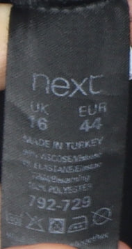 Next Women's Black Sleeveless Tank Top Size 16