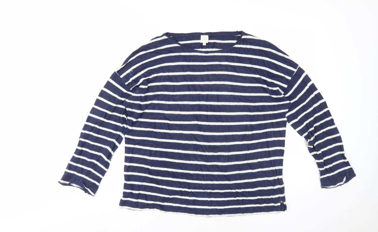John Lewis Women Blue Striped Long Sleeve Jersey