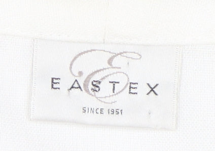 Eastex Women's White Embroidered Blouse Size 20