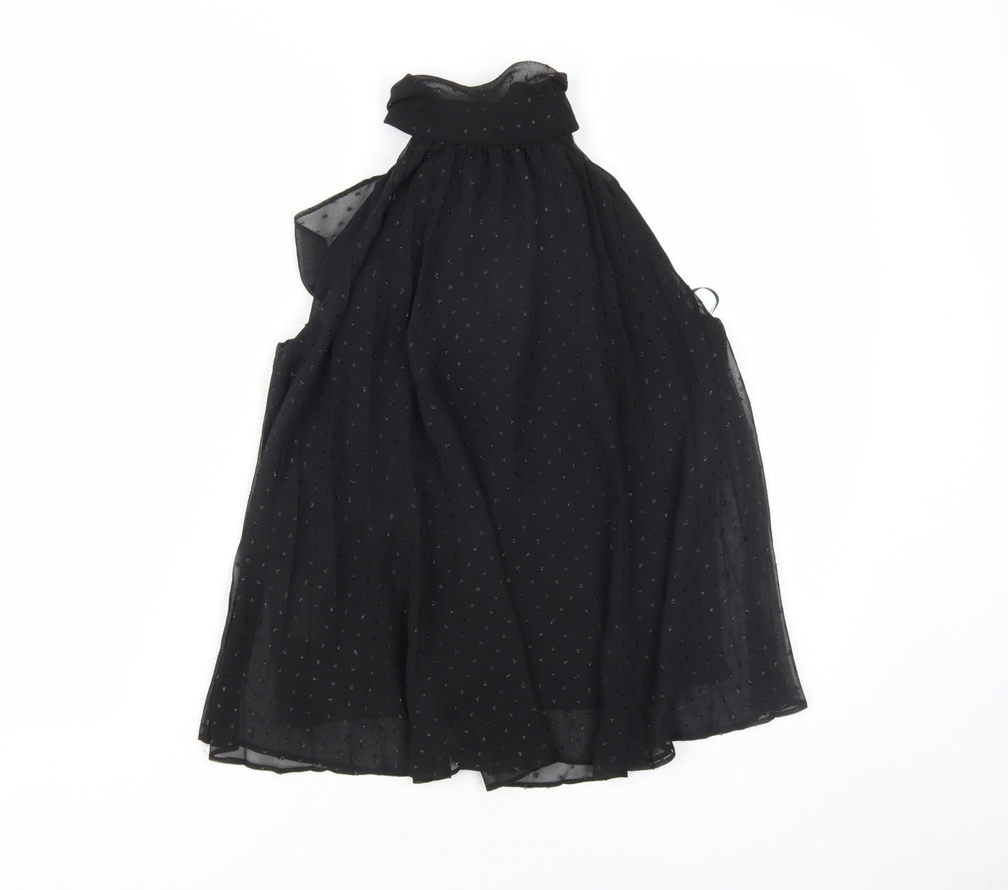 MNG Women's Black Basic Sleeveless Blouse