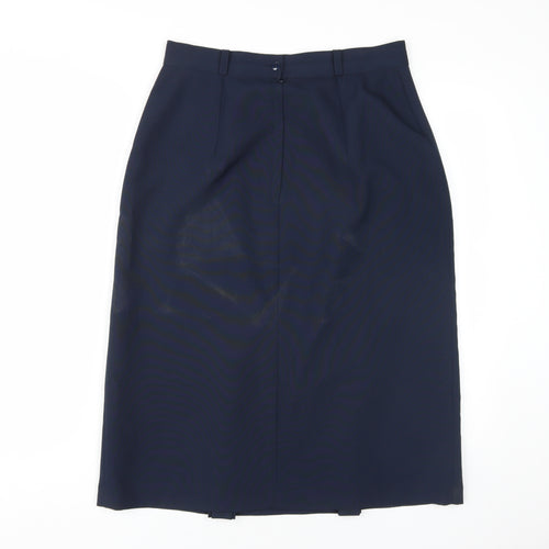 C&A Women's Blue Pencil Midi Skirt Size 16