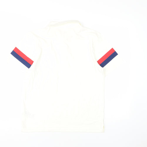 Marks and Spencer Boys Polo Shirt White 12-13 Years