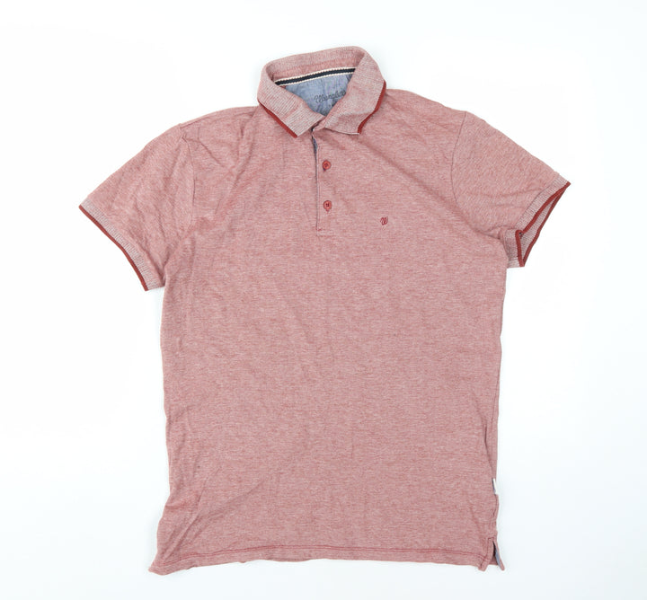 Wrangler Men's Red Polo Shirt L - Casual Short Sleeve