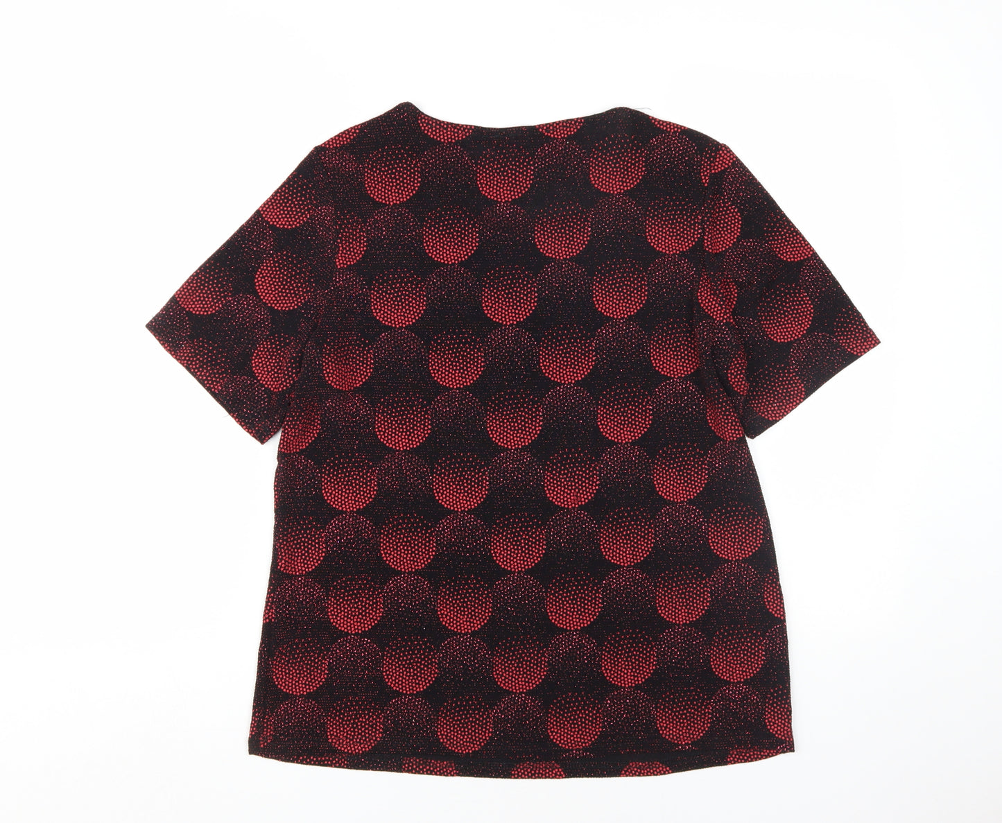Julipa Women's Geometric T-Shirt Black Size 14