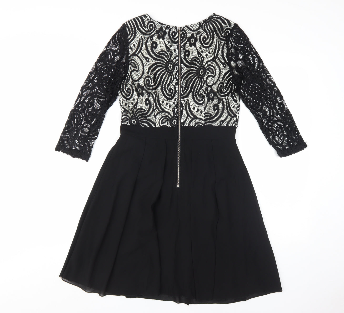 Izabel London Women's Black A-Line Party Dress Size 10