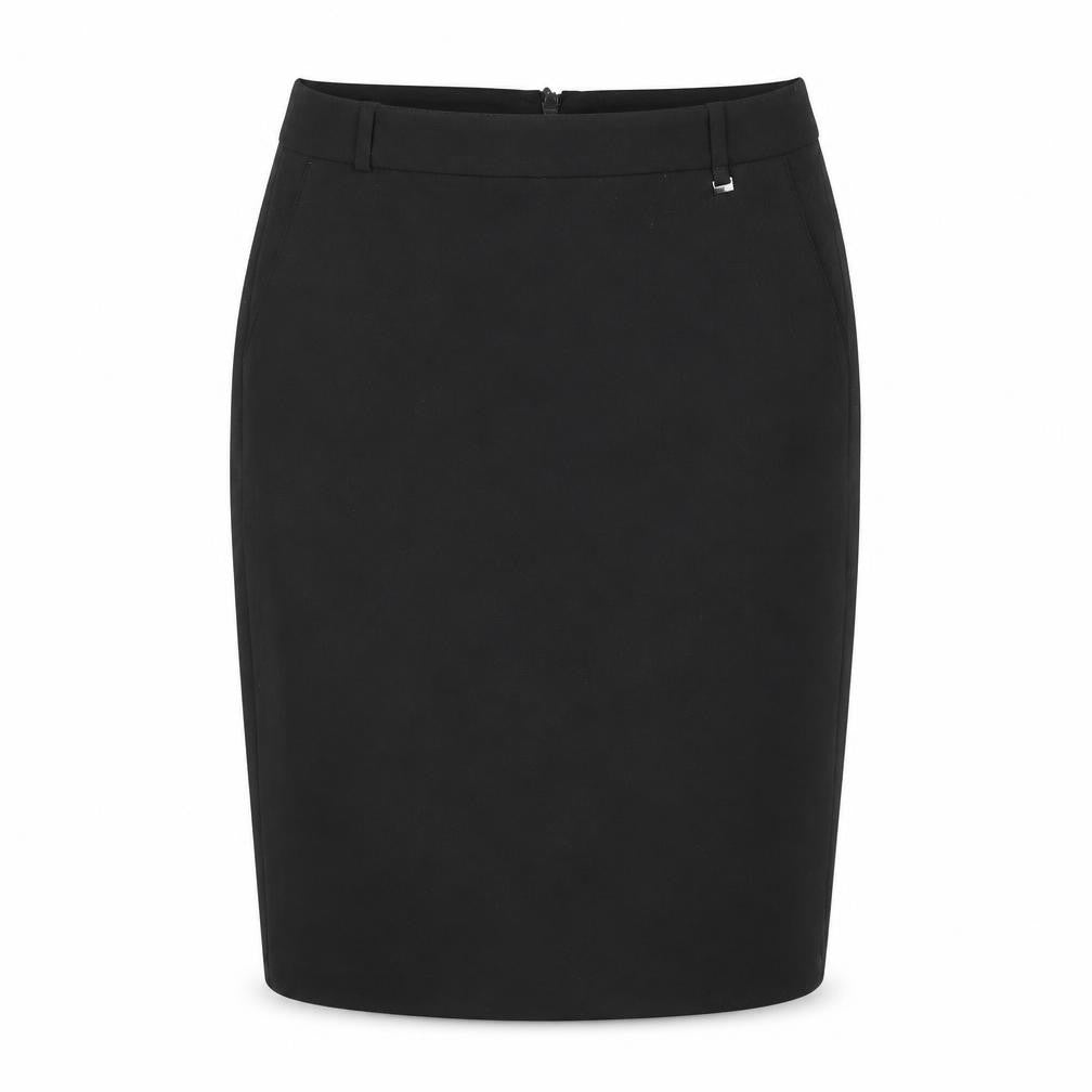 Front view of ESPRIT Women's Black Pencil Skirt, size 10