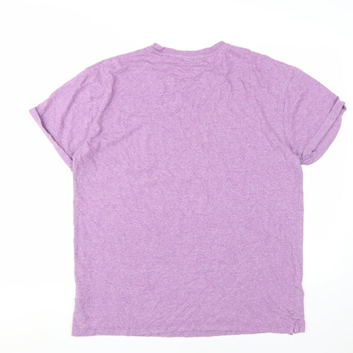 Next Men's Purple Short Sleeve T-Shirt, Size L, Good Condition