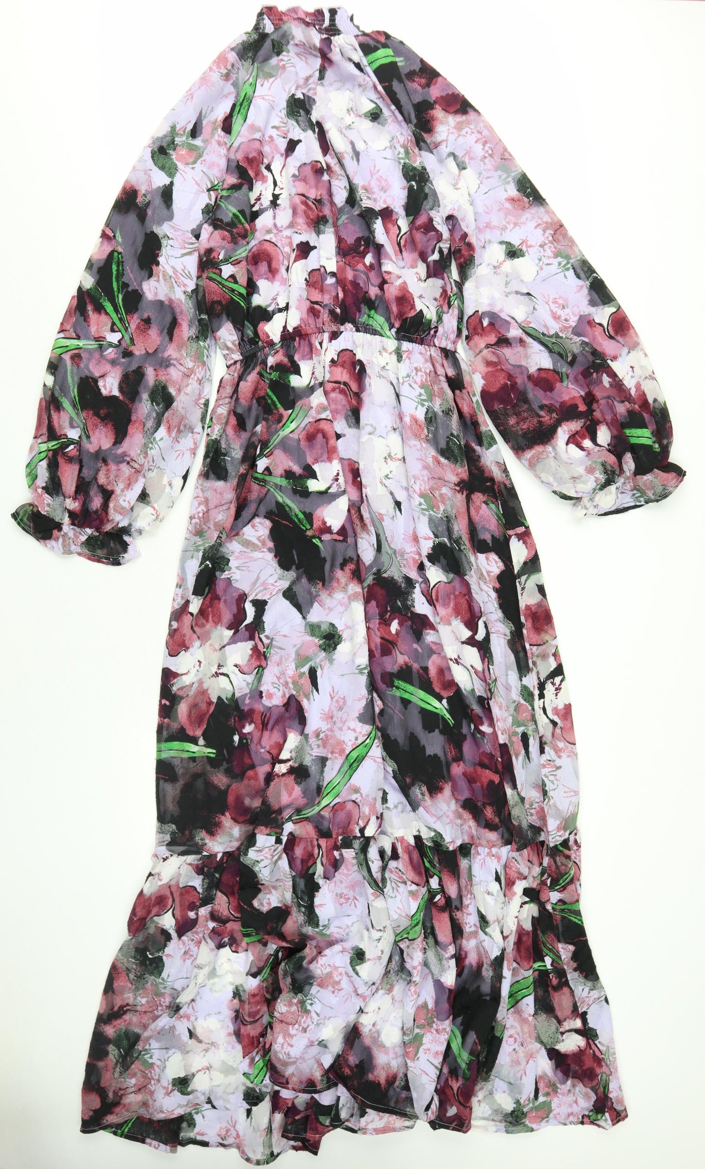 ASOS DESIGN Women's Multicoloured A-Line Midi Dress Size 10