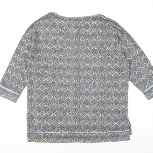 Next Women's Grey Jersey T-Shirt Size 12