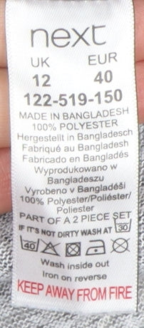 Next Women's Grey Jersey T-Shirt Size 12