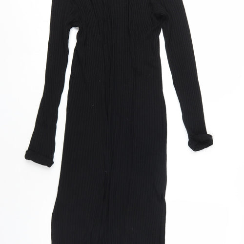 New Look Women's Black Pullover Jumper, Size 8, Slim Fit
