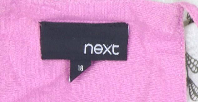 Next Women's Floral Camisole Tank Top, UK 18