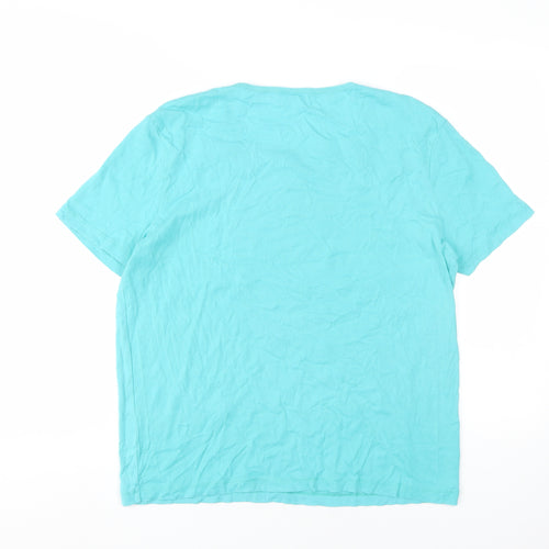 Cotton Traders Womens Blue T-Shirt Size 20