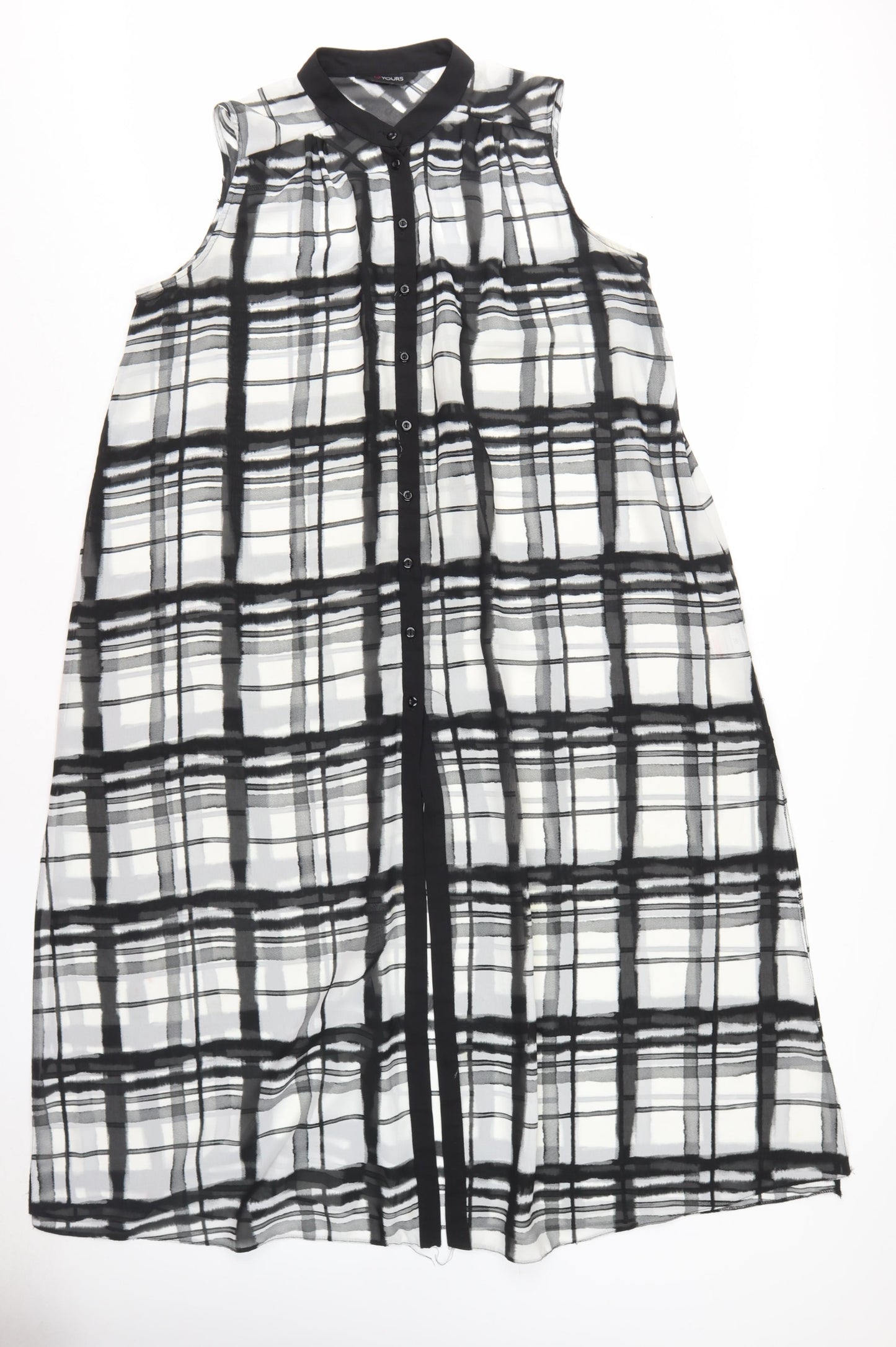 Yours Women's Plaid Shirt Dress, Plus Size 20, Multicoloured