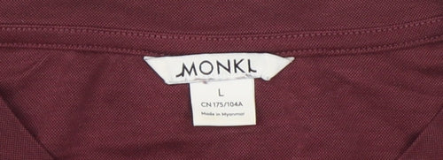 Monki Women's Red Midi T-Shirt Dress, Size L