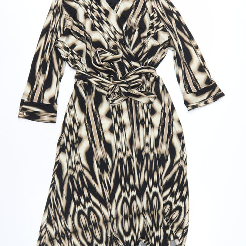 Marks and Spencer Women’s Multicoloured Wrap Dress Size 18
