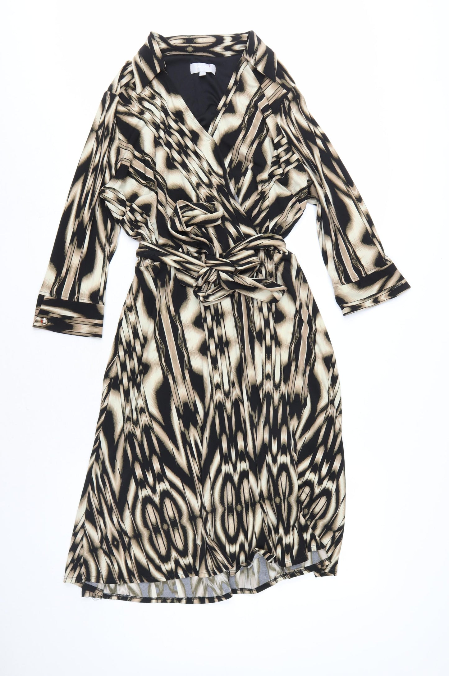 Marks and Spencer Women’s Multicoloured Wrap Dress Size 18