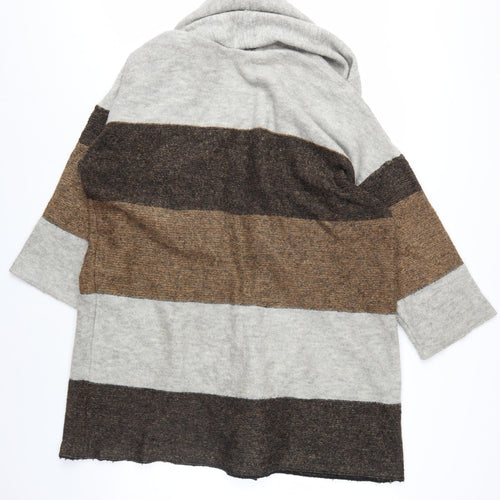 Marks & Spencer Women's Brown Striped Cardigan S