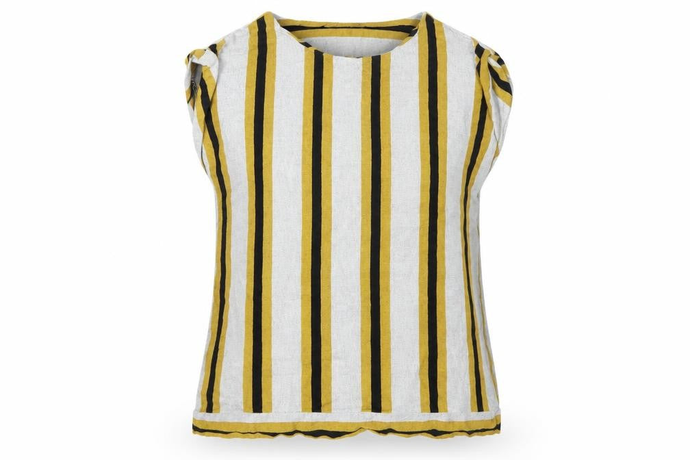 Front view of Next Women's Multicoloured Striped Top, size 14