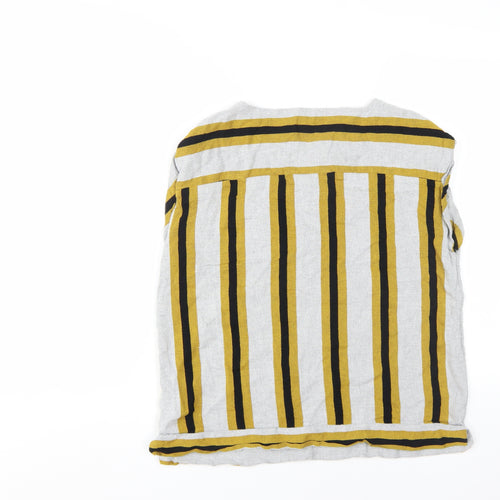 Next Women's Multicoloured Striped Top Size 14